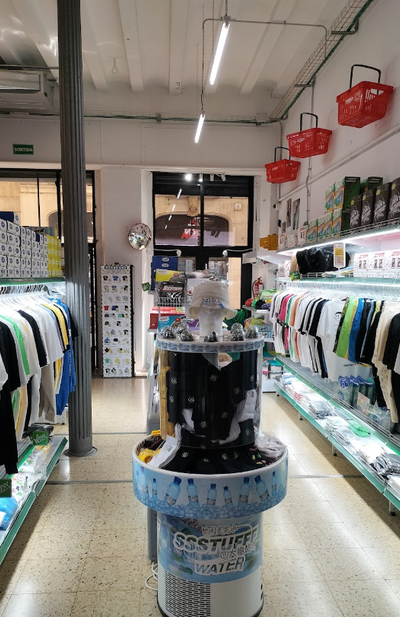 An inside image of SSSTUFFF store