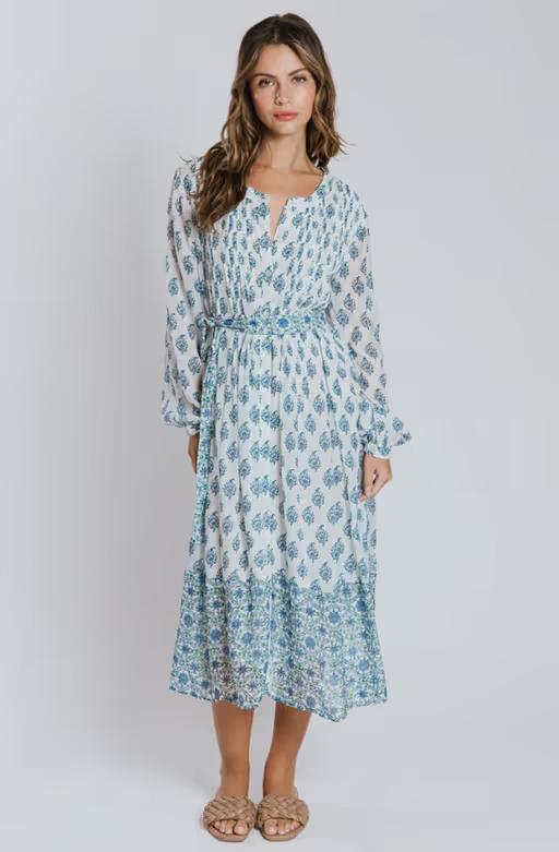 A woman wearing Raga mahi l/s midi dress