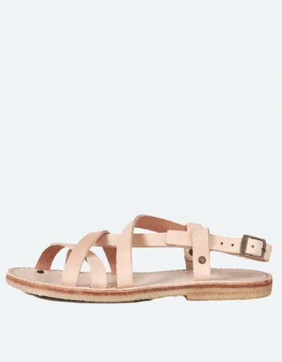 An image of duckfeet cream color bornholm sandal