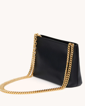 An image of Senreve black mini atlas pochette bag