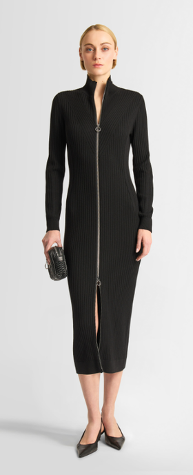 A woman wearing Fusalp black color sandrine dress