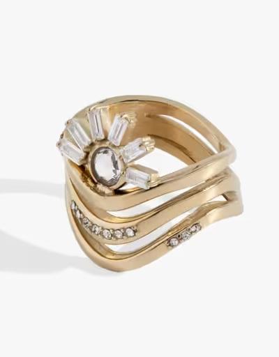 An image of Alex and Ani waves of transformation ring