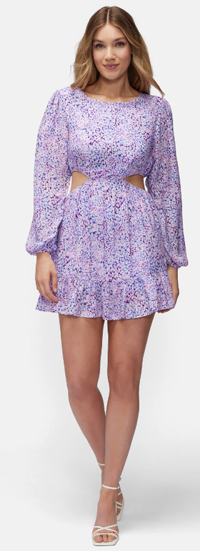 A woman wearing Wildfox Couture cutout coco dress | cyclamen ibiza