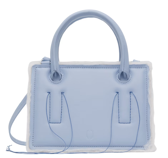 An image of Dentro blue mini otto bag