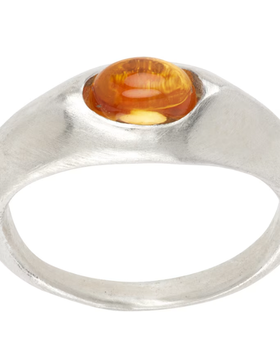 An image of DUNTON ELLERKAMP silver ellipse ring
