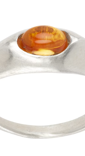 An image of DUNTON ELLERKAMP silver ellipse ring