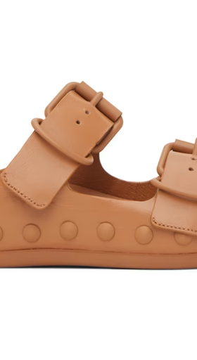 An image of ECCO.kollektive tan natacha ramsay-levi edition studded two sandals
