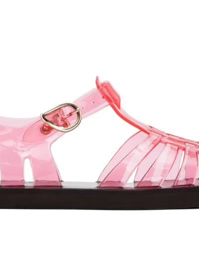 An image of ANCIENT GREEK SANDALS pink homeria jelly sandals