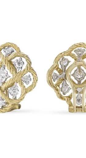 An image of Buccellati étoilée earrings