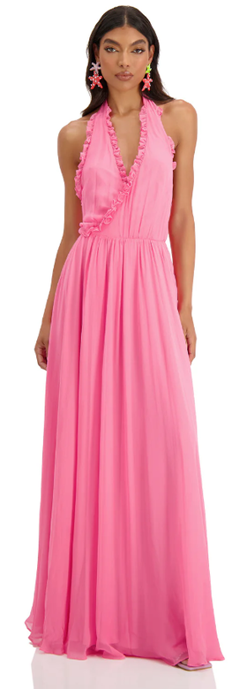 A woman wearing Alamour francesca dress