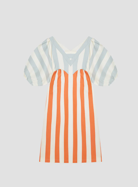 An image of La Veste parasol kaftan celeste