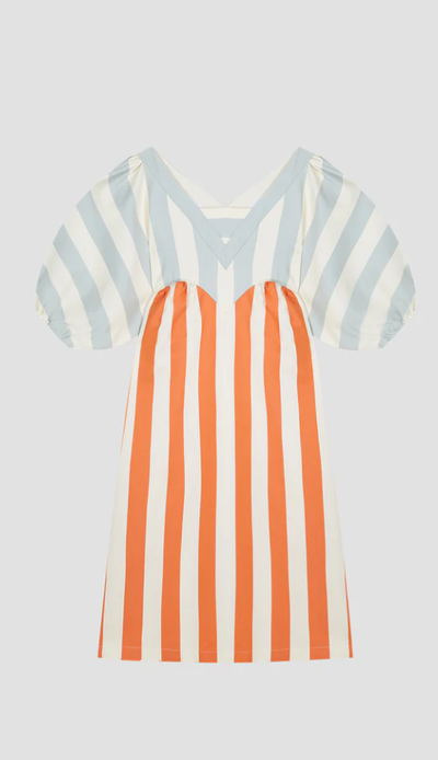 An image of La Veste parasol kaftan celeste