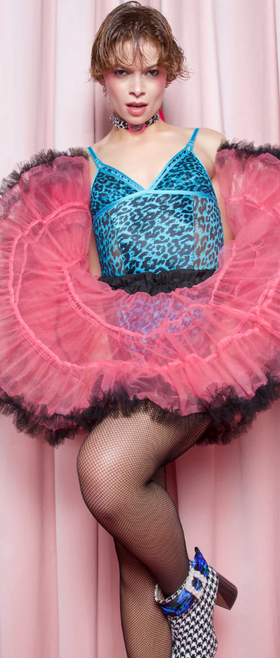 A woman wearing Parade betsey johnson luxe sculpt cutout bodysuit