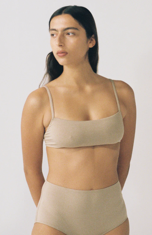 A woman wearing Hara The Label leo high cut bra