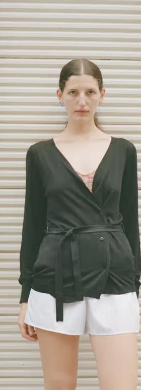 A woman wearing Maryam Nassir Zadeh maryam nassir zadeh ss24