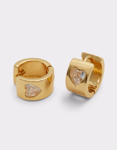 An image of Aldo harthoop hoop earrings