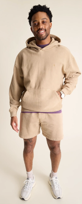 A man wearing Chubbies the froshman hoodie