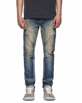 A man wearing PURPLE BRAND p001 camden shadow jeans