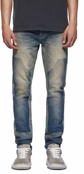 A man wearing PURPLE BRAND p001 camden shadow jeans