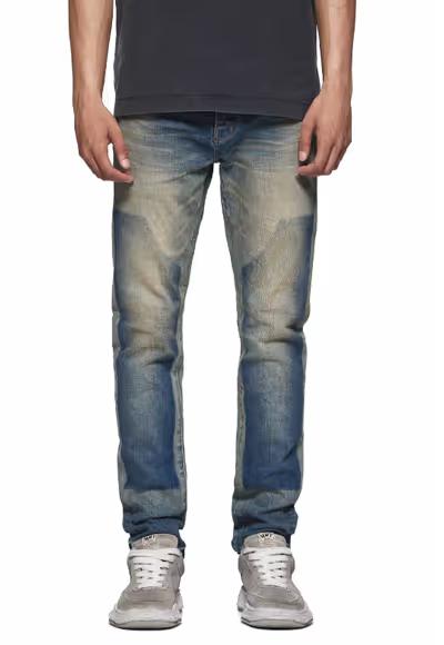 A man wearing PURPLE BRAND p001 camden shadow jeans