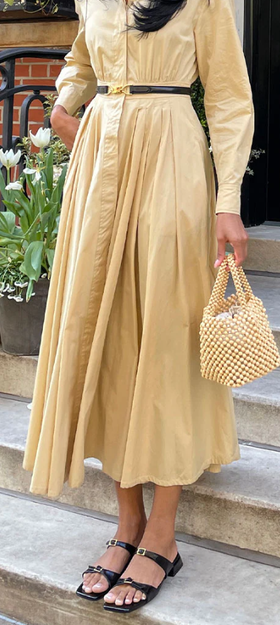 A woman wearing Dolce Vita lavern sandals