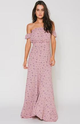A woman wearing Flynn Skye bella maxi - sweet treat