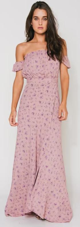 A woman wearing Flynn Skye bella maxi - sweet treat