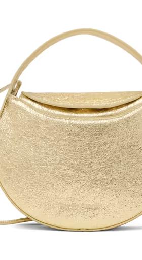 An image of Studio Amelia gold luna shoulder bag