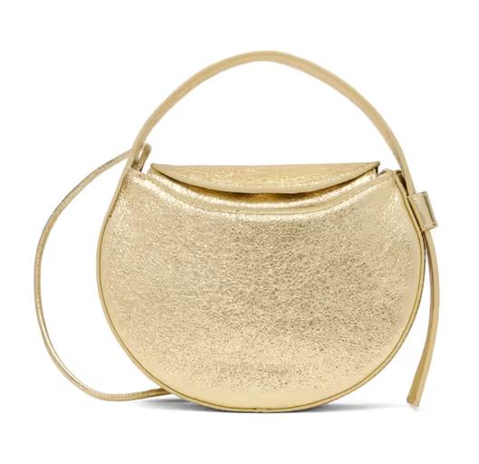 An image of Studio Amelia gold luna shoulder bag