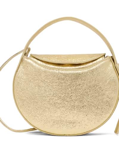An image of Studio Amelia gold luna shoulder bag
