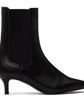An image of Reike Nen black pointed toe boots