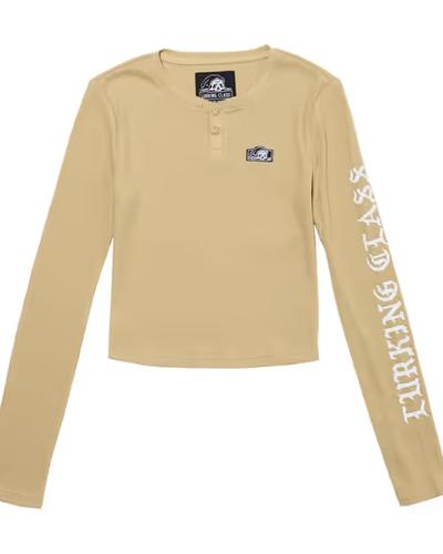 An image of lurking class oe cream thermal top