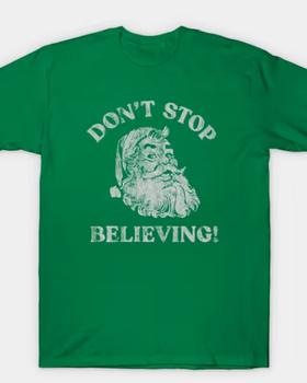An image of TeePublic don't stop believing - vintage t-shirt