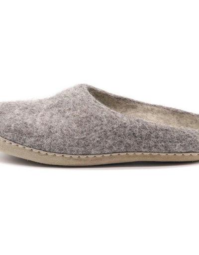 A close-up of a pair of Nootkas Slippers