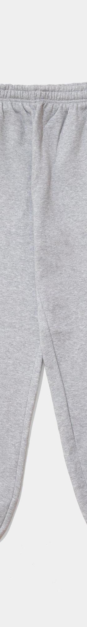 Bene Culture grey sweatpants with a repeated globe logo print