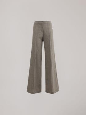 Grey wide-leg Hinnominate tailored trousers