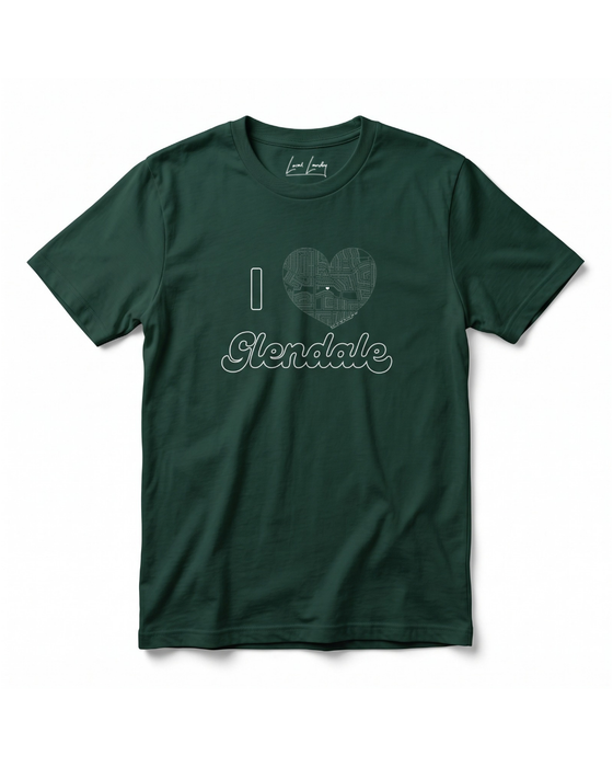 Local Laundry's forest green civic-pride t-shirt