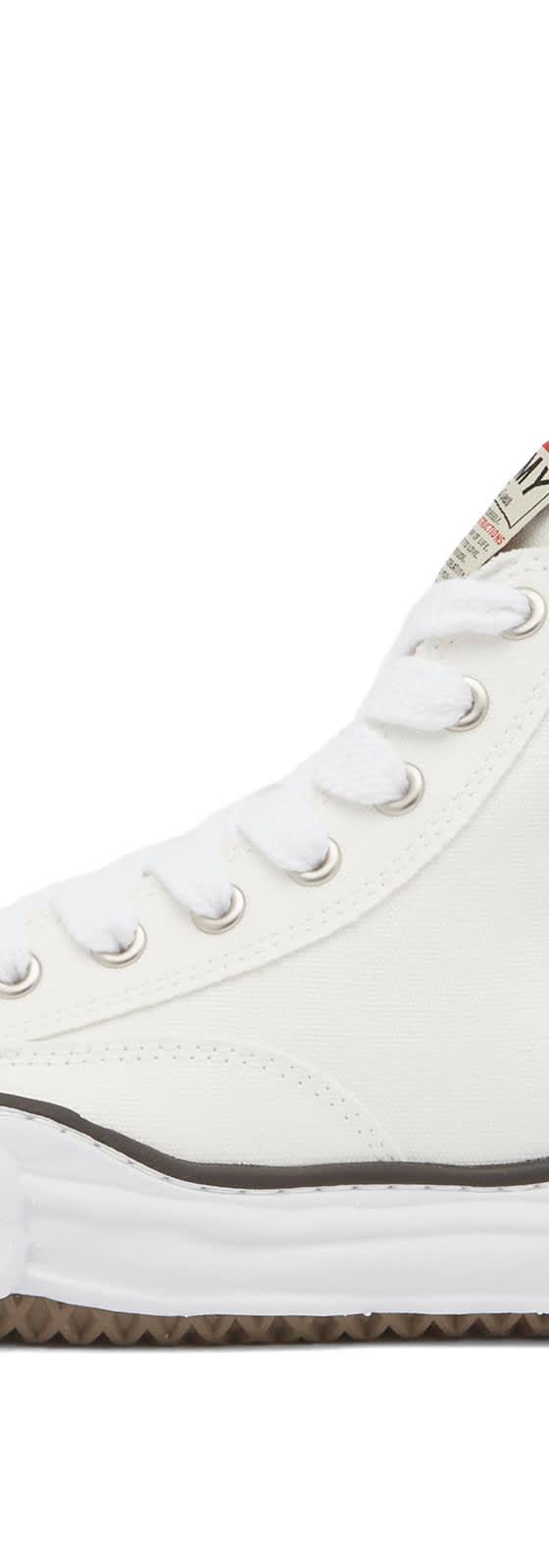 A white Maison MIHARA YASUHIRO OG Sole high-top canvas sneaker
