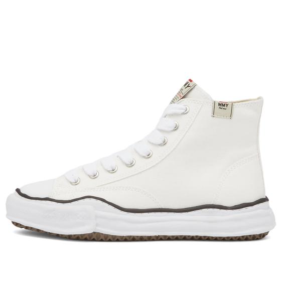 A white Maison MIHARA YASUHIRO OG Sole high-top canvas sneaker