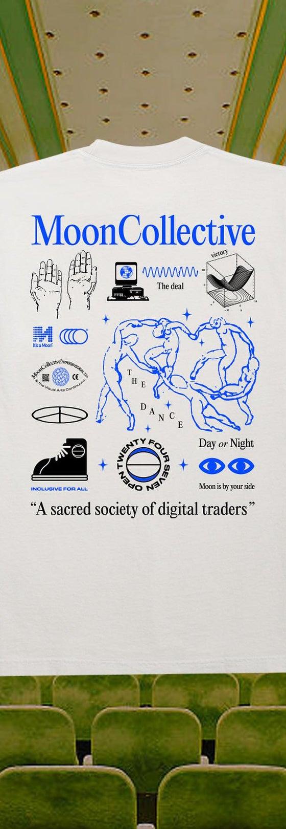 Moon Collective white graphic-print t-shirt