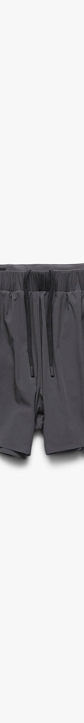 Charcoal grey Represent 247 performance training shorts with drawstring waist