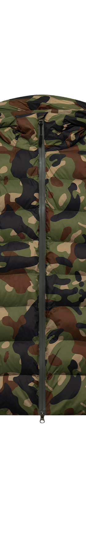 A camouflage-print hooded puffer jacket by The New Originals