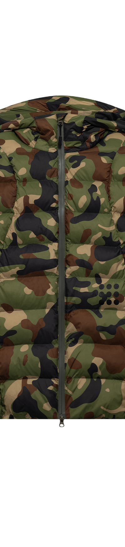 A camouflage-print hooded puffer jacket by The New Originals