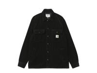 Carhartt WIP Whitsome Shirt Jacket in black corduroy