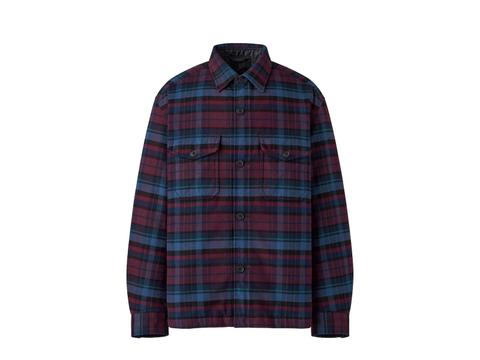 Uniqlo Padded Shirt Jacket in plaid flannel