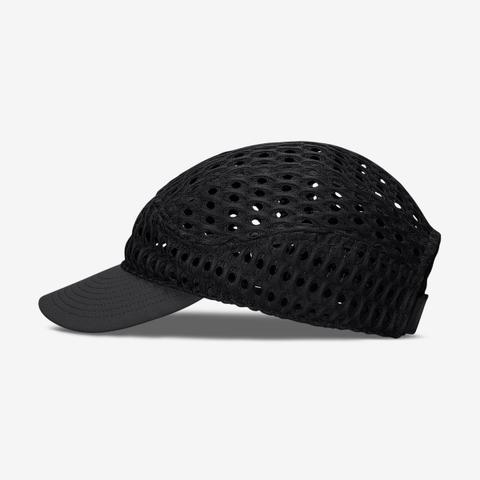 A black Nike ACG open-knit running cap