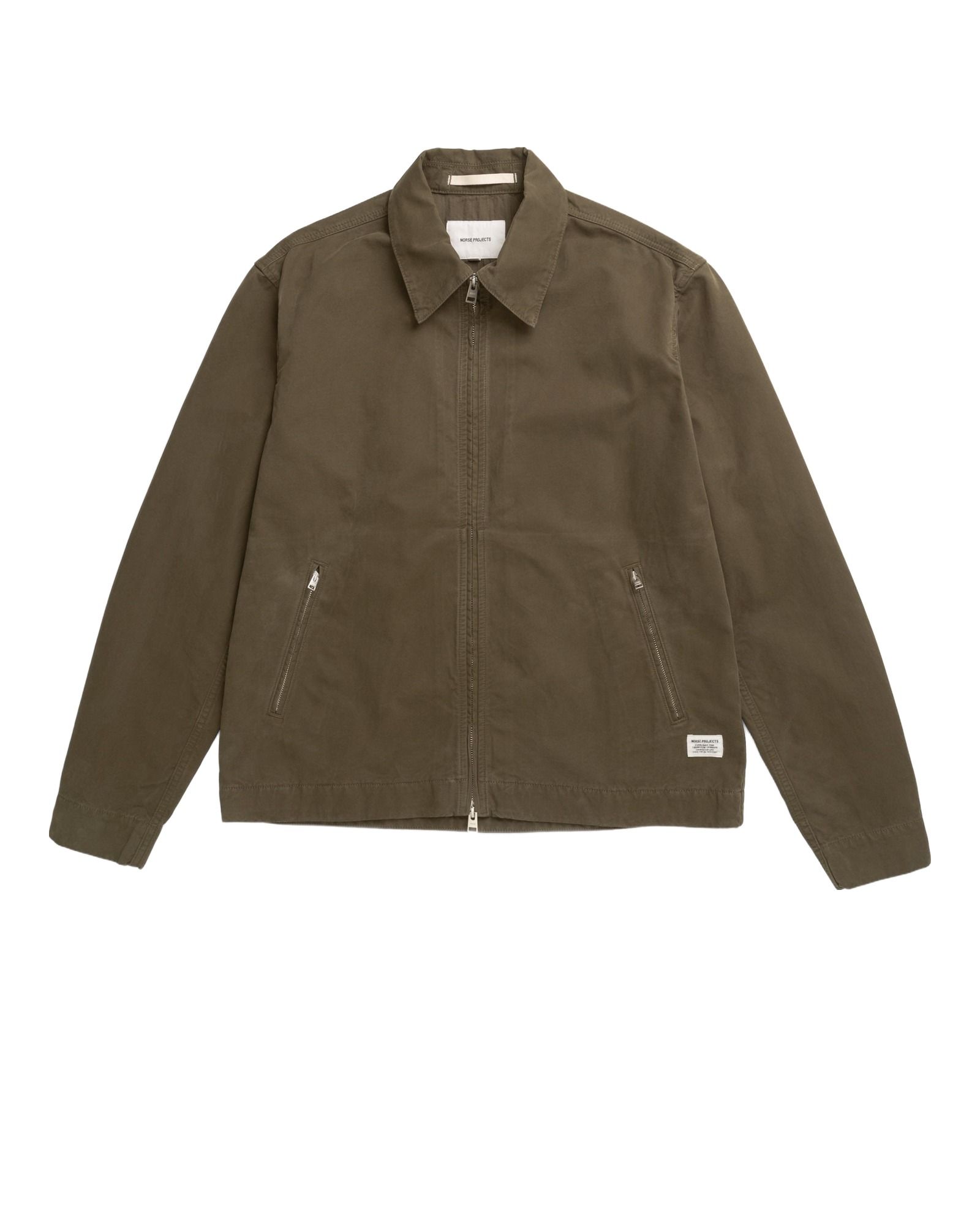 Norse Projects Raabjerg Canvas Jacket (Olive Night)